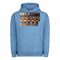 Pigment Pebble Blue melanin juneteenth Urban Hoodie - CowGirlArtShop