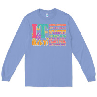 Colony Blue it is okay to Long Sleeve Tee - JahusDesignShop
