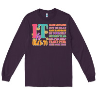 Plum it is okay to Long Sleeve Tee - JahusDesignShop