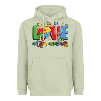 Matcha love autism awareness Heavyweight Hoodie - LillyAllenDesigns
