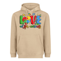 Mushroom love autism awareness Heavyweight Hoodie - LillyAllenDesigns