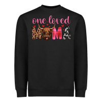 Highland Cow One Loved Mama Heavyweight Sweatshirt | Teevron