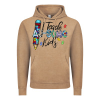 Vintage Coffee i teach au some kids Vintage Hoodie - CowhideDigitalArt