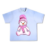 Grape Ice winter pink snowman and hat Urban Heavy Tee - AdoDesignShop