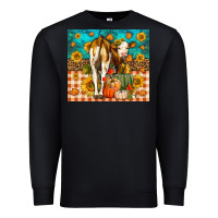 Black Western Fall Heifer Premium Sweatshirt - LillyAllenDesigns