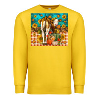 Lemon Western Fall Heifer Premium Sweatshirt - LillyAllenDesigns