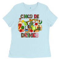 Baby Blue cinco de drinko Ladies Tee - JahusDesignShop