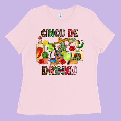 Cinco De Drinko Ladies Tee Designed By Jahusdesignshop