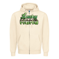 Sandshell lucky mama Zipper Hoodie - MaliasSmallBusiness