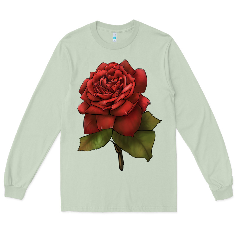 Oklahoma Rose Illustrations Long Sleeve Tee by LillyAllenDesigns | Teevron