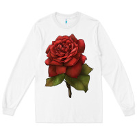 White Oklahoma Rose Illustrations Long Sleeve Tee - LillyAllenDesigns