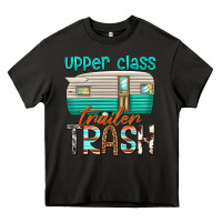 Asphalt upper class trailer trash Heavy Core Tee - texasbilliewilder