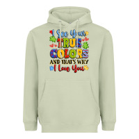 Matcha colorful love message Heavyweight Hoodie - LillyAllenDesigns