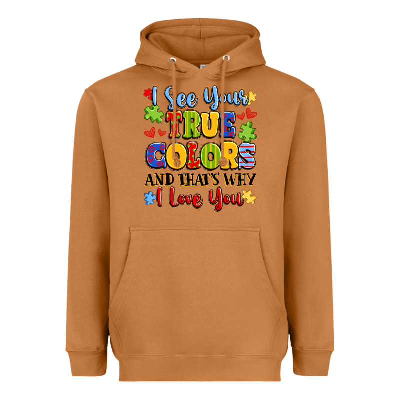 Colorful Love Message Heavyweight Hoodie by LillyAllenDesigns | Teevron