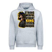 Heather Grey strong powerful confident king blessed unique Urban Hoodie - CowGirlArtShop