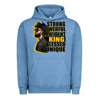Pigment Pebble Blue strong powerful confident king blessed unique Urban Hoodie - CowGirlArtShop