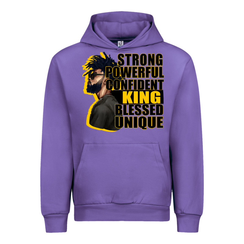 Strong Powerful Confident King Blessed Unique Urban Hoodie by CowGirlArtShop | Teevron