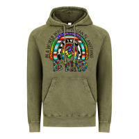 Vintage Olive in a world where you can be anything be kind Vintage Hoodie - CowhideDigitalArt