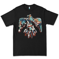 Black American flag thunderbird Premium Tee - BarkalooDesign