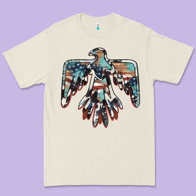 American Flag Thunderbird Premium Tee Designed By Barkaloodesign