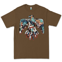 Cacao American flag thunderbird Premium Tee - BarkalooDesign