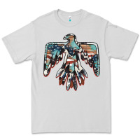 Dove Grey American flag thunderbird Premium Tee - BarkalooDesign