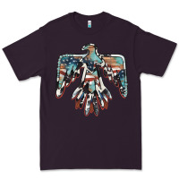 Plum American flag thunderbird Premium Tee - BarkalooDesign