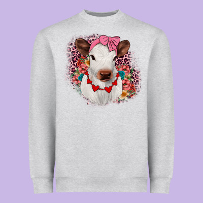 Heifer Valentines Heavyweight Sweatshirt Designed By Jahusdesignshop