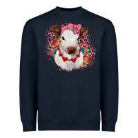 Navy heifer valentines Heavyweight Sweatshirt - JahusDesignShop