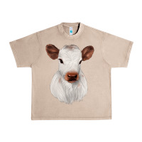 French Oak White Cute Calf Urban Heavy Tee - JahusDesignShop