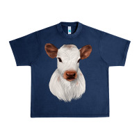 Navy White Cute Calf Urban Heavy Tee - JahusDesignShop