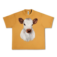Peanut Butter White Cute Calf Urban Heavy Tee - JahusDesignShop
