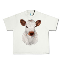 Pistachio White Cute Calf Urban Heavy Tee - JahusDesignShop