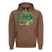 Chestnut one lucky teacher Zipper Hoodie - MaliasSmallBusiness