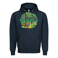 Navy one lucky teacher Zipper Hoodie - MaliasSmallBusiness