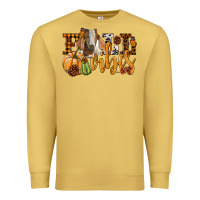 Antique Gold Fall Vibes Boer Goat Premium Sweatshirt - LillyAllenDesigns