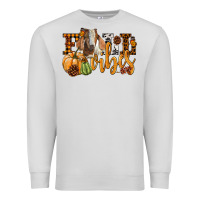 Dove Grey Fall Vibes Boer Goat Premium Sweatshirt - LillyAllenDesigns