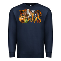 Navy Fall Vibes Boer Goat Premium Sweatshirt - LillyAllenDesigns