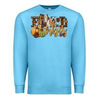 Ocean Blue Fall Vibes Boer Goat Premium Sweatshirt - LillyAllenDesigns