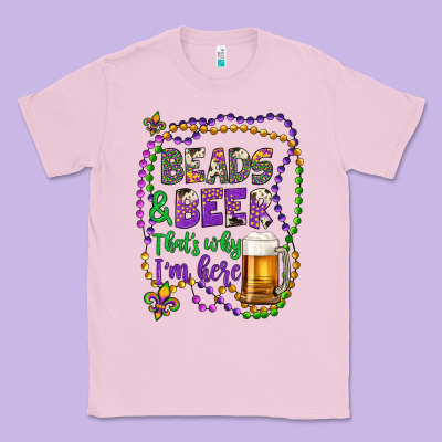 Beads & Beer That's Why I'm Here Classic Tee Designed By Artiststas