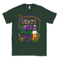 Sports Green beads & beer that's why i'm here Classic Tee - Artiststas