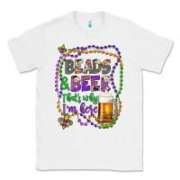 White beads & beer that's why i'm here Classic Tee - Artiststas