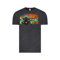 Vintage Black love black angus indian headdress Vintage Tee - JahusDesignShop