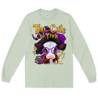 Too Cute To Trick Halloween Baby Calf Long Sleeve Tee | Teevron