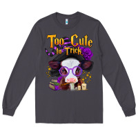 Smoke too cute to trick halloween baby calf Long Sleeve Tee - Jasminsmagicworld