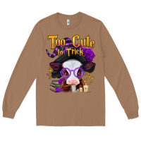 Toasted Coconut too cute to trick halloween baby calf Long Sleeve Tee - Jasminsmagicworld
