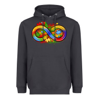 Smoke infinity symbol autism Heavyweight Hoodie - LillyAllenDesigns