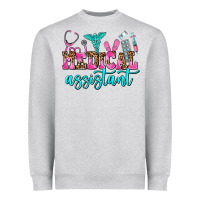 Heather Grey medical assistant Heavyweight Sweatshirt - AdoDesignShop