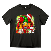 Asphalt christmas gnome truck Heavy Core Tee - Zillion Design Studio