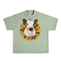 Oil Green sunflower heifer Urban Heavy Tee - JahusDesignShop